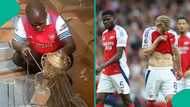 Welder goes viral for crafting EPL-like title for Arsenal fans: "Let's make our own trophy"