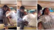 Corset palava: Video of bride in tight dress struggling to exit a car goes viral