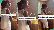 "You guys won't understand this": Video shows last born weeping in kitchen before dirty plates