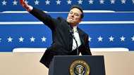 After Musk gesture, activists project 'Heil' on Tesla plant