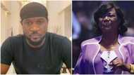 "I pray that someday, I’ll be your little boy again" - Peter Okoye pens tribute to mum 10 years after her death
