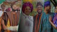 Kunle Remi's traditional wedding: Bimbo Ademoye plays best man, Layi spotted among groomsmen