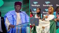 A karshe, Tinubu ya magantu game da 'yan Yobe da suka lashe gasar Turanci a London