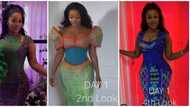 "She get strength": Reactions as gorgeous Ghanaian bride rocks 9 wedding looks