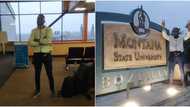 Young Nigerian man celebrates bagging PhD scholarship in the US, shares adorable photos, many react