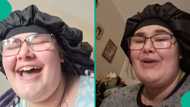Oyinbo woman joins “no be Gadus be this?” trend, hilarious video goes viral on social media
