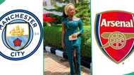Arsenal or Man City? Nigerian lady's dream released in 2023 about club winning 2024 EPL resurfaces