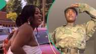 Nigerian female soldier in US army gets married shares her wedding moments