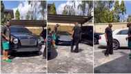 Davido shows off his garage filled with luxury cars, Bentley and Lamborghini spotted in viral video, fans gush