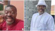 Nigerians react to hilarious video of Kanayo O Kanayo as he arrives Anambra for burial of Obi Cubana's mum