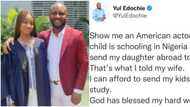 Show me a US actor whose child is schooling in Nigeria: Yul Edochi states why his kids cannot study abroad