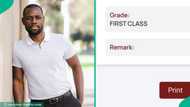 Third-class law graduate bags first class from Law School, celebrates great achievement