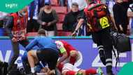 "He should retire": Fans react as former Manchester United star, Eriksen, collapses during Denmark friendly