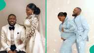 Gospel singers Sunmisola Agbebi and Yinka Okeleye welcome their first child, pictures go viral