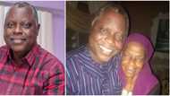 Dele Odule visits oldest female Yoruba actress, 90-year-old Iya Osogbo, shares photo