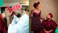 Davido moves fans to tears with emotional tribute as his manager Asa weds: "Today shattered me"