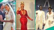 Mercy Johnson gives Regina Daniels wedding gown from 13 years ago for movie: “When u buy original”