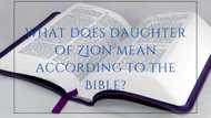 What does daughter of Zion mean according to the Bible?