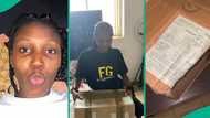 Lady under fire after displaying content of package that European admirer sent: “Shame catch me”