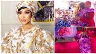 Tonto Dikeh prostrates as her father endorses political ambition, shares photos