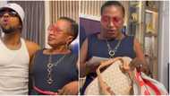 "I see where he got his craze from": Charles Okocha and mum put up 'phenomenal' display as he spoils her