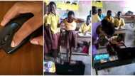 It's her 1st time: Schoolgirl cries, fears for her life as teacher introduces computer mouse in class in video