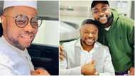 He saw me from a distance and ran down: Yinka Ayefele gushes over Davido as they meet in Atlanta