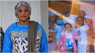 Kogi first lady pens appreciation message to Davido for buying her kids loads of gifts in Dubai