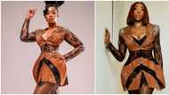 Nollywood actresses Lilian Afegbai and Beverly Naya spotted in the same design
