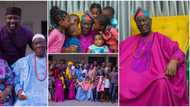 Comedian Seyi Law celebrates young looking father on 95th birthday, shares colorful family photos