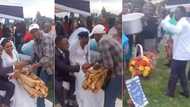 "I will reject it": Man gifts couple firewood on their wedding day, video stirs mixed reactions