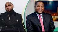 Davido's childhood moment with Dangote and his dad, amazes many: "OBO don get steeze from day 1"