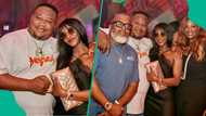 Cubana CP expresses excitement as he meets Genevieve Nnaji for the first time: "My Big Sister"