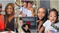Davido's 3 baby mamas celebrate singer's big sister on her birthday with lovely photos, video