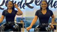 I'm nobody's ex: Mercy Aigbe declares days after ex-hubby's wedding, shows off body in black outfit