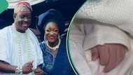 "It's a boy": Ogogo becomes grandpa as daughter welcomes 1st child with footballer hubby