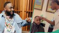 “Lifting others”: Davido's barber flies to Dubai to cut his hair, shares clip