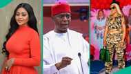Angela Okorie reacts as Regina Daniels claims she tried to 'Tiff' her billionaire bobo: "God forbid"