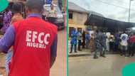 Breaking: Tension as viral video shows voters chasing EFCC operatives away during Ekiti 2026 guber election