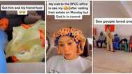 Video emerges as loving girlfriend storms EFCC office for her boyfriend who was taken away, Nigerians react