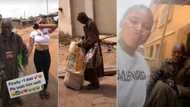 “She’s Not Ashamed of Him”: Lady Visits Mentally Challenged Father on His Birthday, Dances With Him in Video