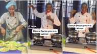 "Wetin she dey do?" Video shows Chef Dammy dancing happily at cook-a-thon, many Nigerians drag her