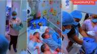 "They look so adorable": Mum delivers 4 babies after 7 years of waiting, video of quadruplets melts hearts