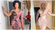 Style trend alert: 5 gorgeous ladies slay in Veekee James' popular mono sleeve illusion design