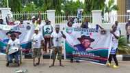 2023: Protesters take over streets of Abuja, call on Goodluck Jonathan to declare for presidency