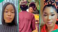 Lady who met fine man on her way to pick up waybill marries him 11 months later, video melts hearts