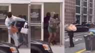 Camera captures intriguing moment thieves escapes from US store with expensive bags