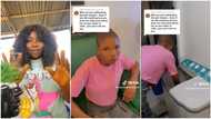 Nigerian woman takes care of house girl, allows her to put on gen, wash clothes with machine in video