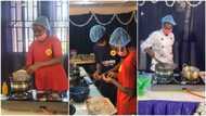 "She don off gas": Mixed reactions trail chef Dammy as she picked beans during mission to beat Hilda's record