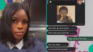 Nigerian lady who unblocked her ex-boyfriend after 1 year goes viral over their WhatsApp chat